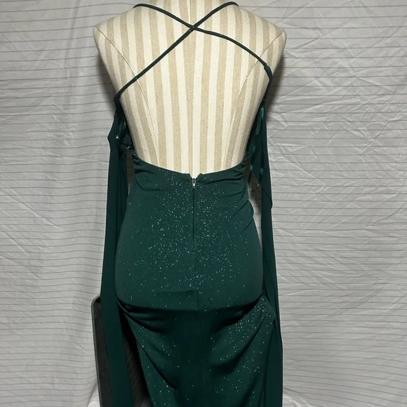 City Studio Sparkling Green Prom Dress - Picture 6 of 7